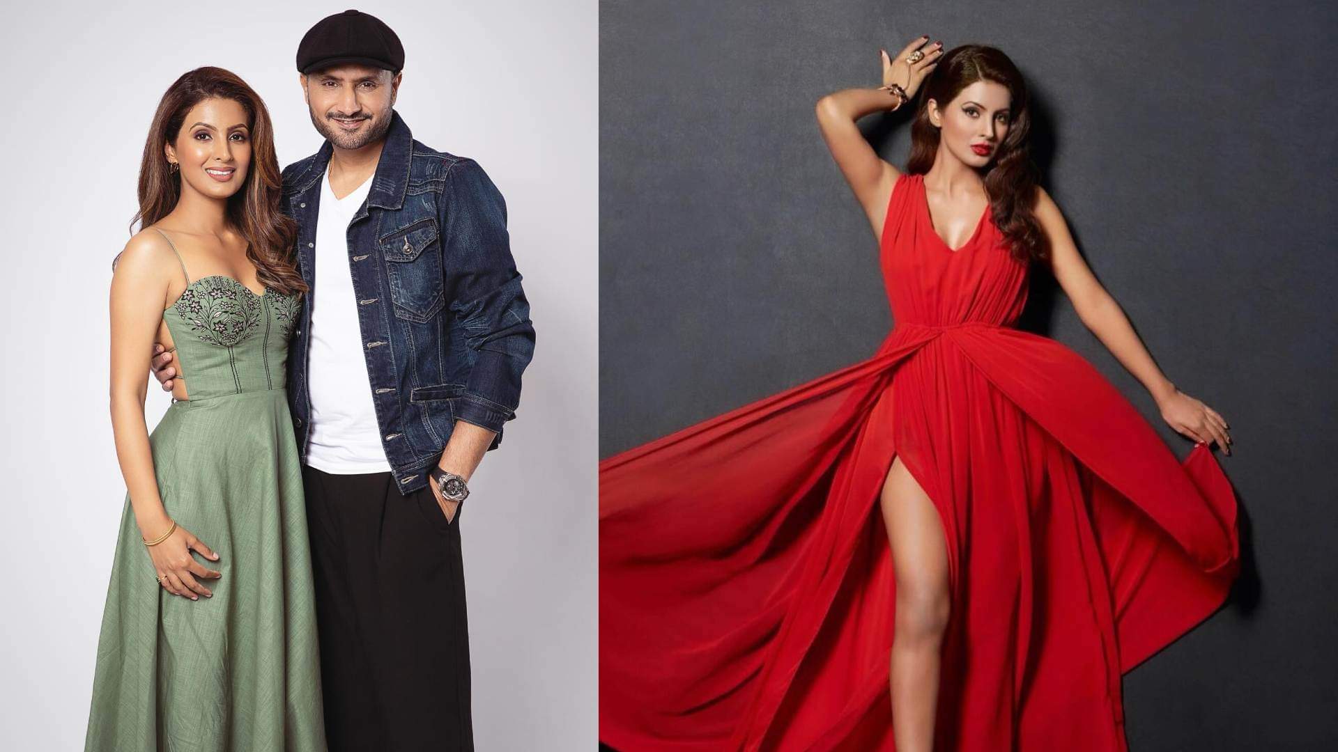 latest look of former Indian cricketer harbhajan singh wife geeta basra with images