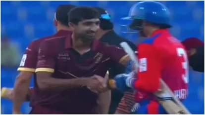 Harbhajan Singh’s Sportsman Spirit: Handshake with Pakistan’s Dahani in Abu Dhabi T10 League