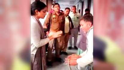 Meerut Farmer Alleges Lekhpal Demanded rs10 thousand Bribe; Touches SDM’s Feet Seeking Action