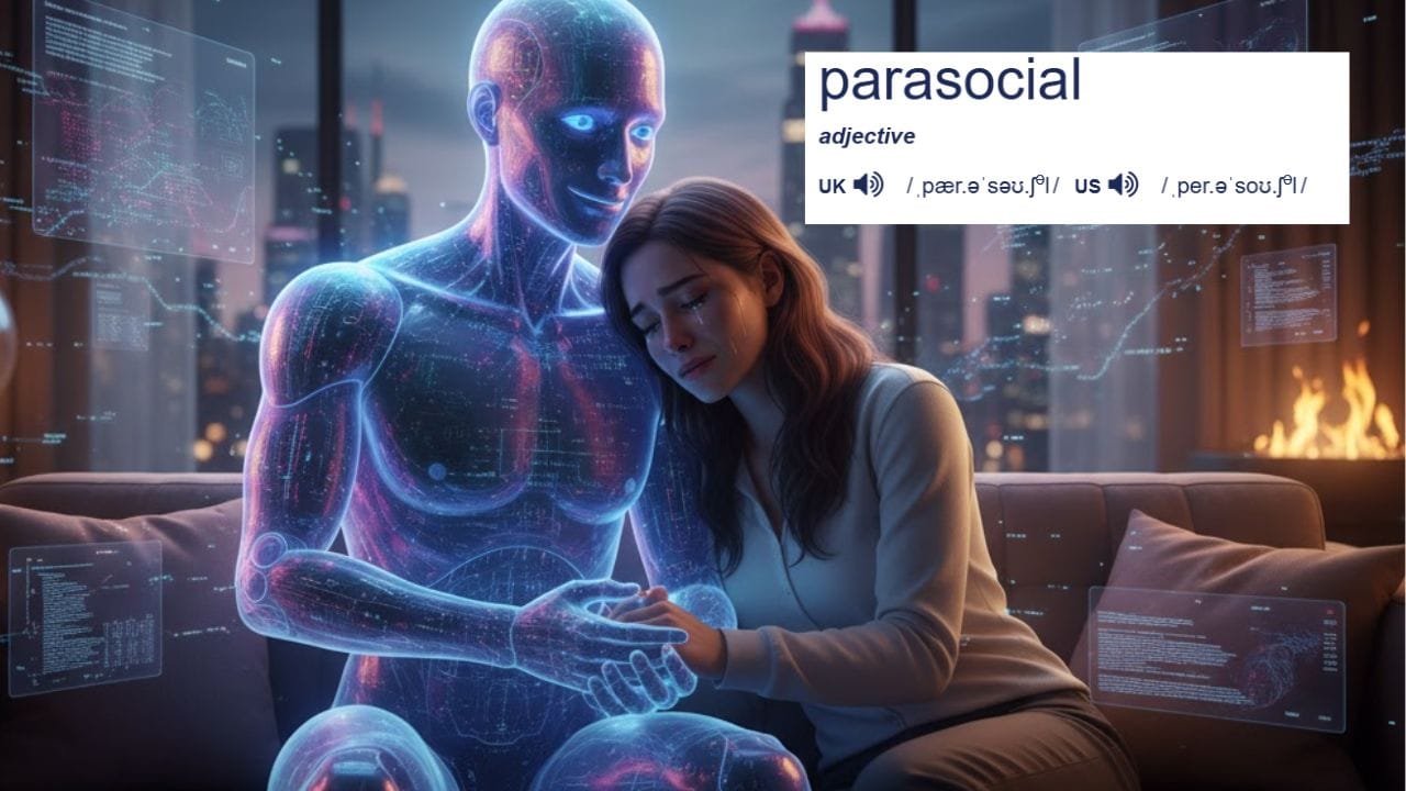 parasocial cambridge dictionary new word relationship with ai and celebrities explained