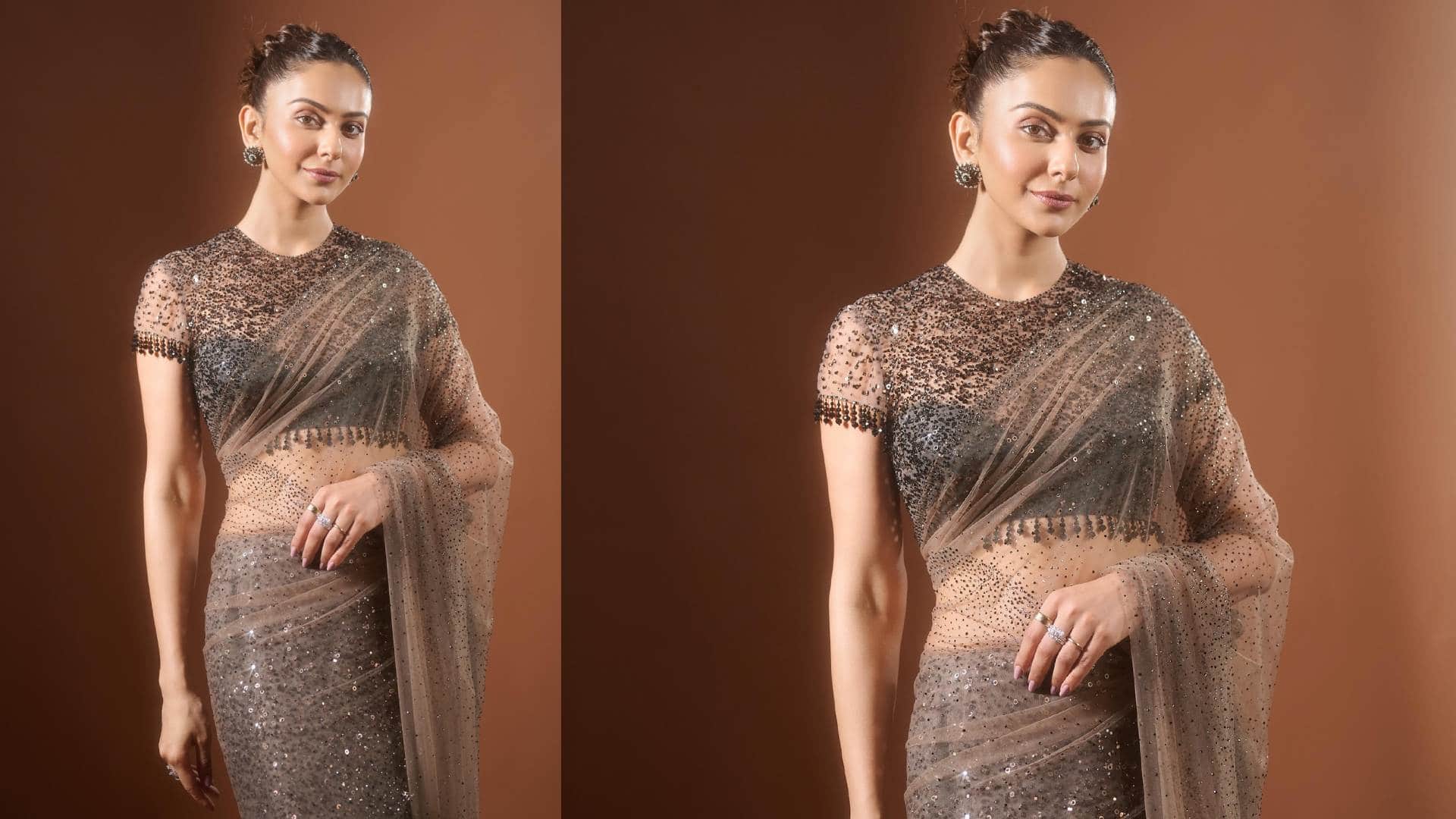 latest design of blouse inspired by Rakul preet singh