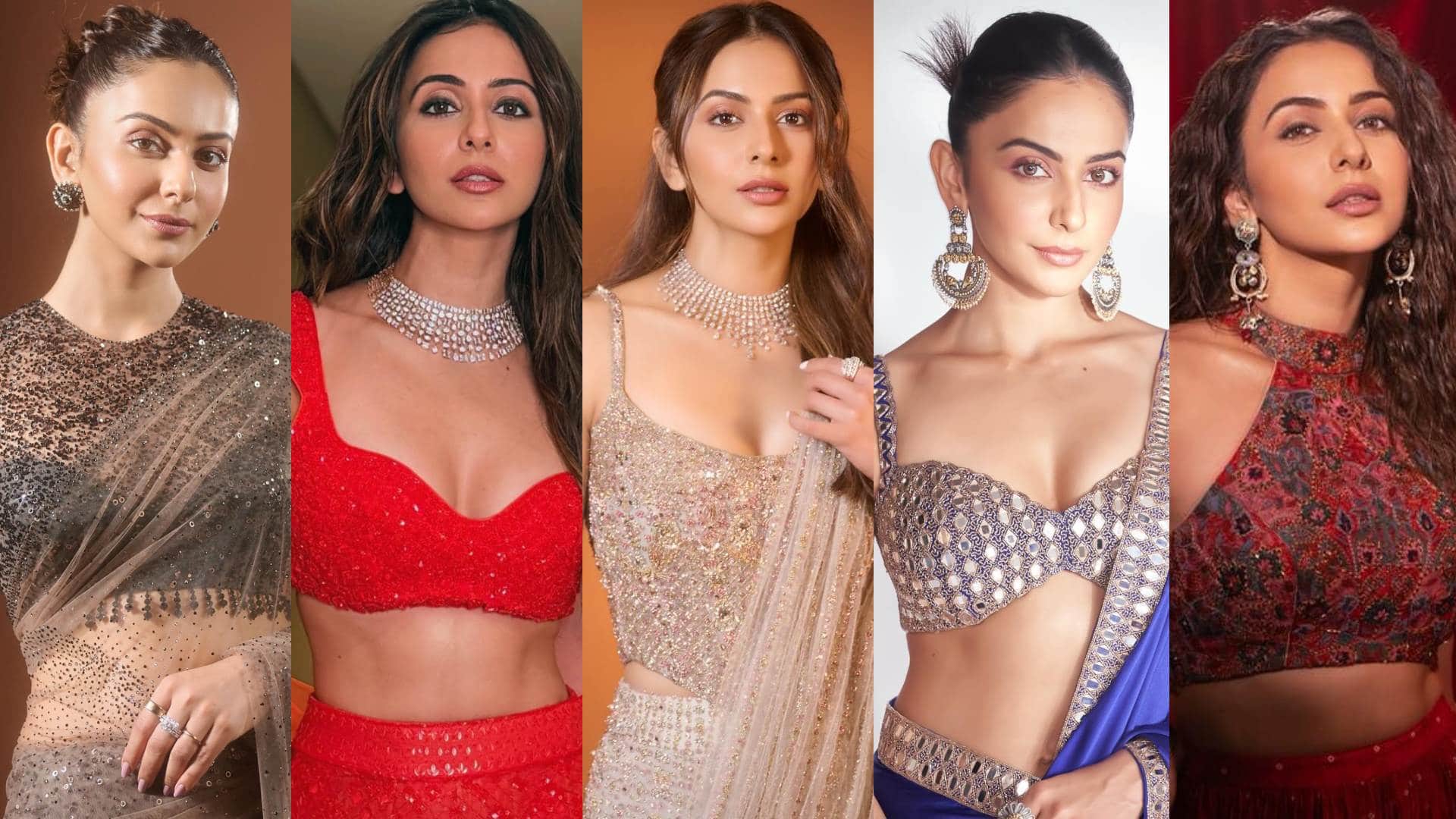 latest design of blouse inspired by Rakul preet singh