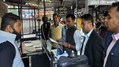 Haldwani administration and revenue department conducted a surprise inspection of the tehsil premises
