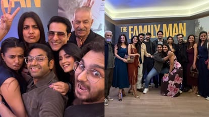 The Family Man 3 starcast in party Manoj Bajpayee and Shreya Dhanwanthary dance video viral