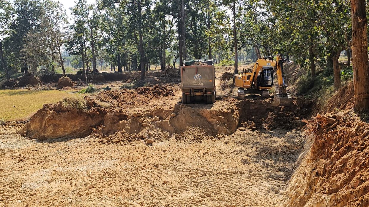 Illegal excavation on government land exposed in Kondagaon
