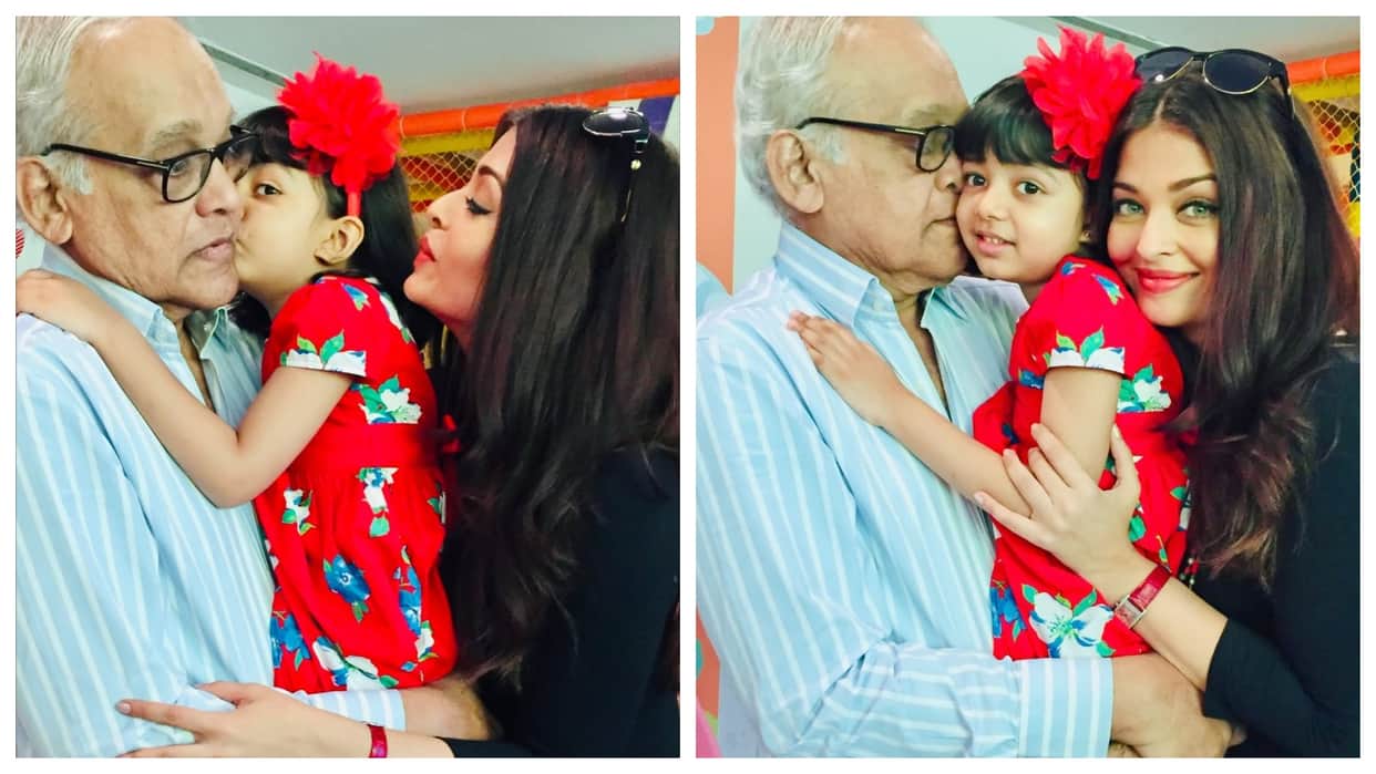 aishwarya rai bachchan emotional tribute to father krishnaraj rai on birth anniversary see photos