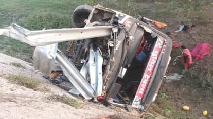 Bihar News: Bus carrying pilgrims returning from Ayodhya overturns in Patna, one dead, 25 injured