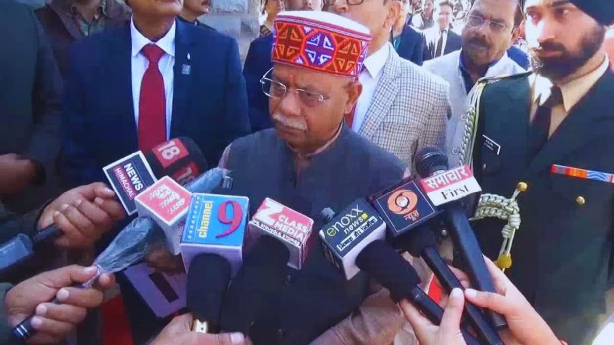 himachal governor on delay in panchayat elections asked who is bigger officer or minister