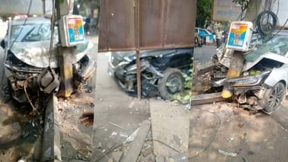 Sub-inspector seriously injured in an accident in Kalkaji police station area