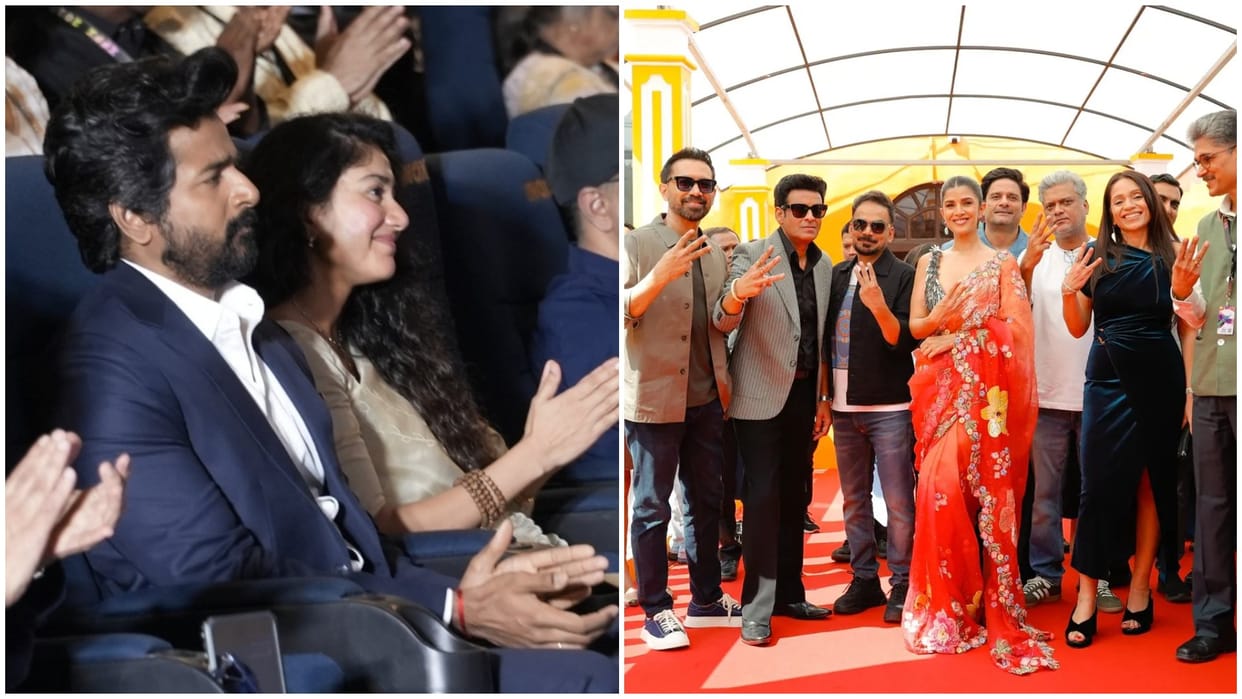 Iffi goa day 2 updates amaran screening and the family man also attends events