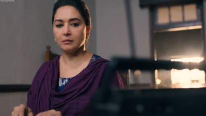 Mrs Deshpande teaser release Madhuri Dixit promises unpredictable raw performance in serial killer drama