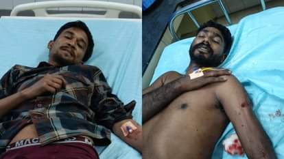 मुठभेड़ में घायल आतंकी।