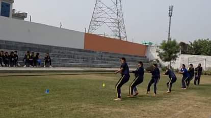 Tug of war competition concluded at Om Sun Public School, Muradnagar