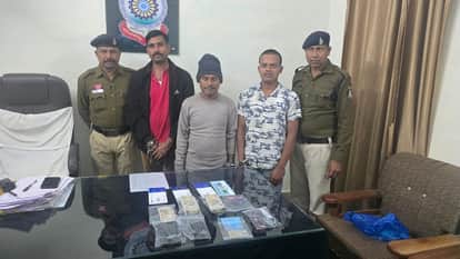Police arrested three accused for cheating of over Rs 33 lakh in the name of job in railway goods warehouse in