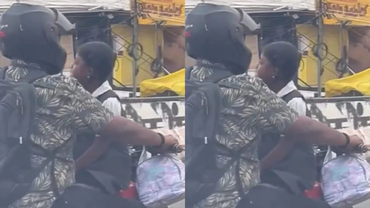 A fathers mistake could have endangered his daughters life the video created a sensation on the internet