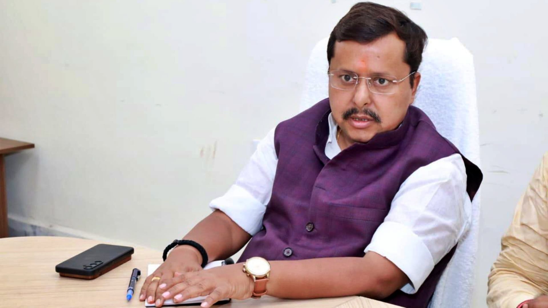 नव नियुक्त राष्ट्रीय कार्यकारी अध्यक्ष नितिन नवीन।