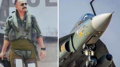 पायलट नमंश स्याल/तेजस विमान।