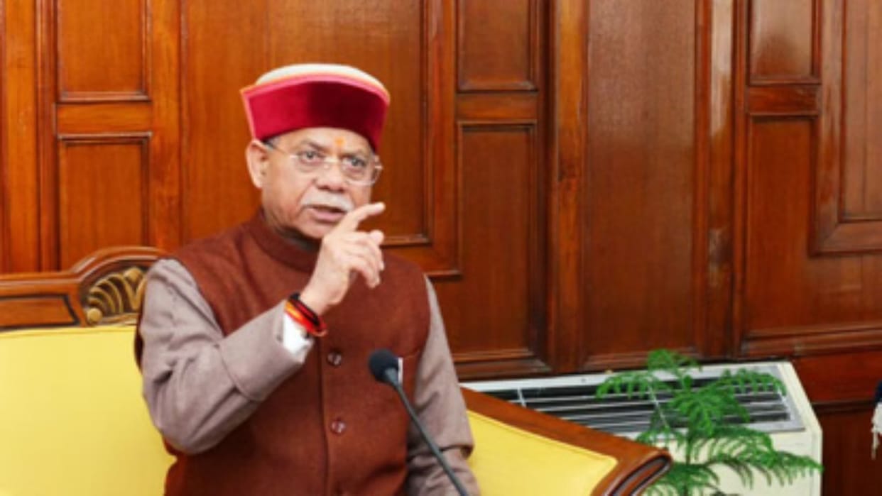 Himachal Governor Shiv Pratap Shukla angry over burning of PM Modi effigy reprimands DGP and SP