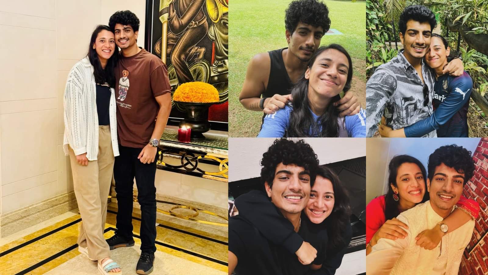 Smriti Mandhana Palash Muchhal Love story Photos Smriti Palash Marriage News in Hindi