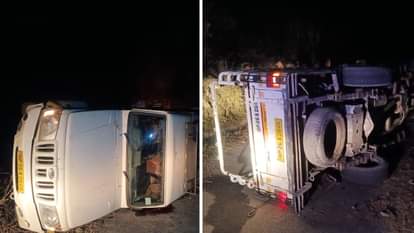 Himachal News Pickup overturned on the road in Poonang near Tapri one youth died one injured