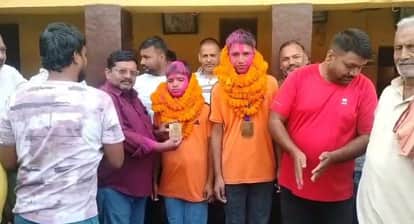 national wrestling two brothers created history won two gold medals celebration in village