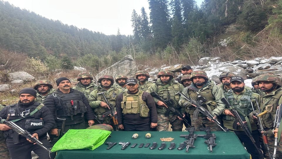 Terrorist plot foiled in Nowgam sector, huge cache of arms recovered