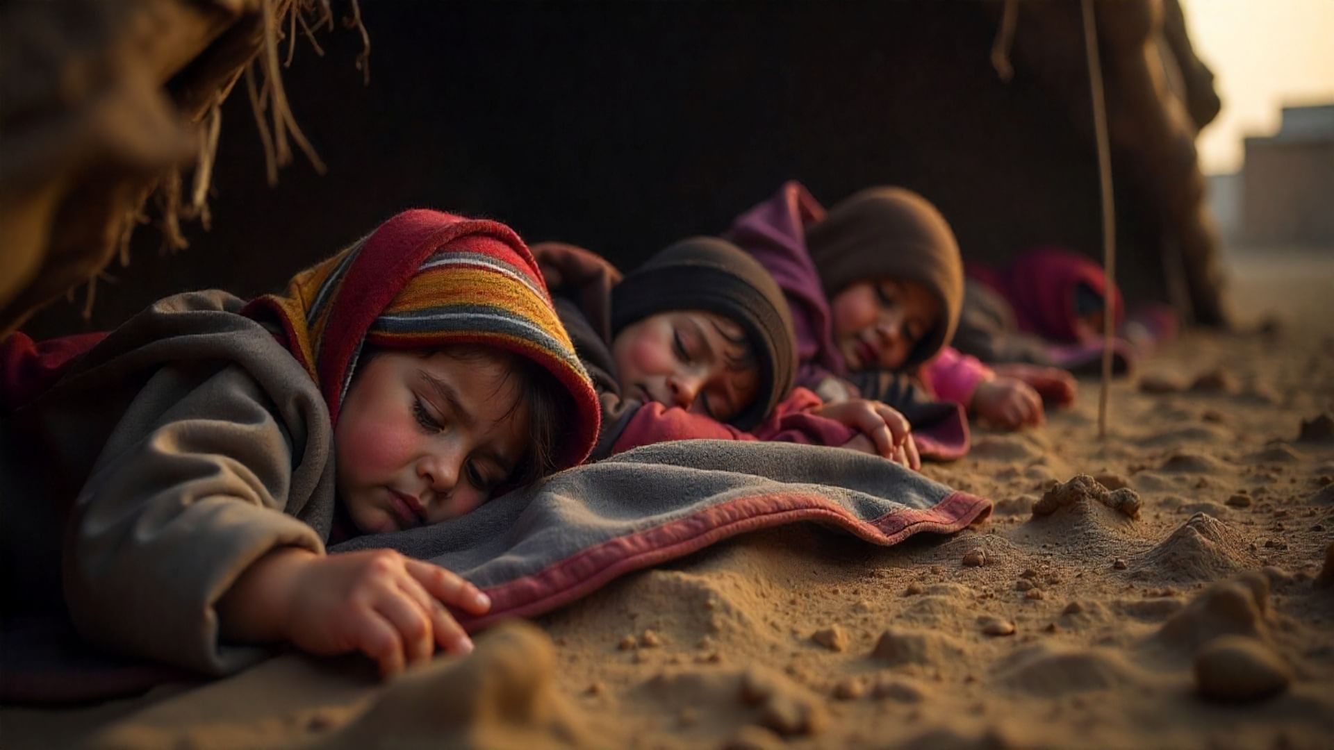 खुले में रात बिताने को मजबूर बेघर और जरूरतमंद (सांकेतिक तस्वीर)