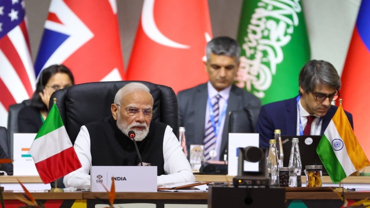 PM Narendra Modi addresses Session II of G20 Leaders Summit in Johannesburg South Africa