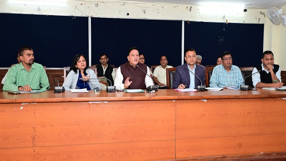 Municipal Corporation board meeting in haldwani