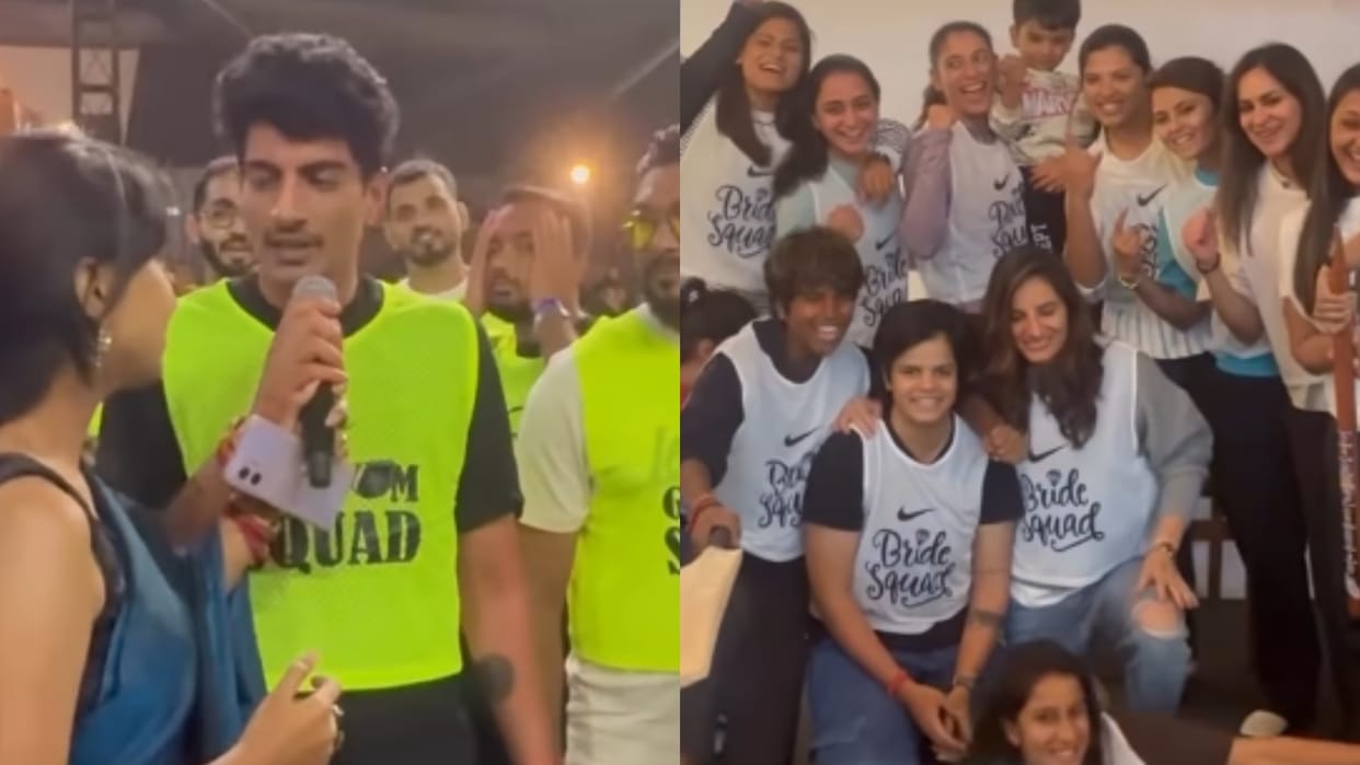 Smriti Palash Marriage: Smriti Mandhana and Palash Muchhal Played Cricket Ahead of Wedding Video