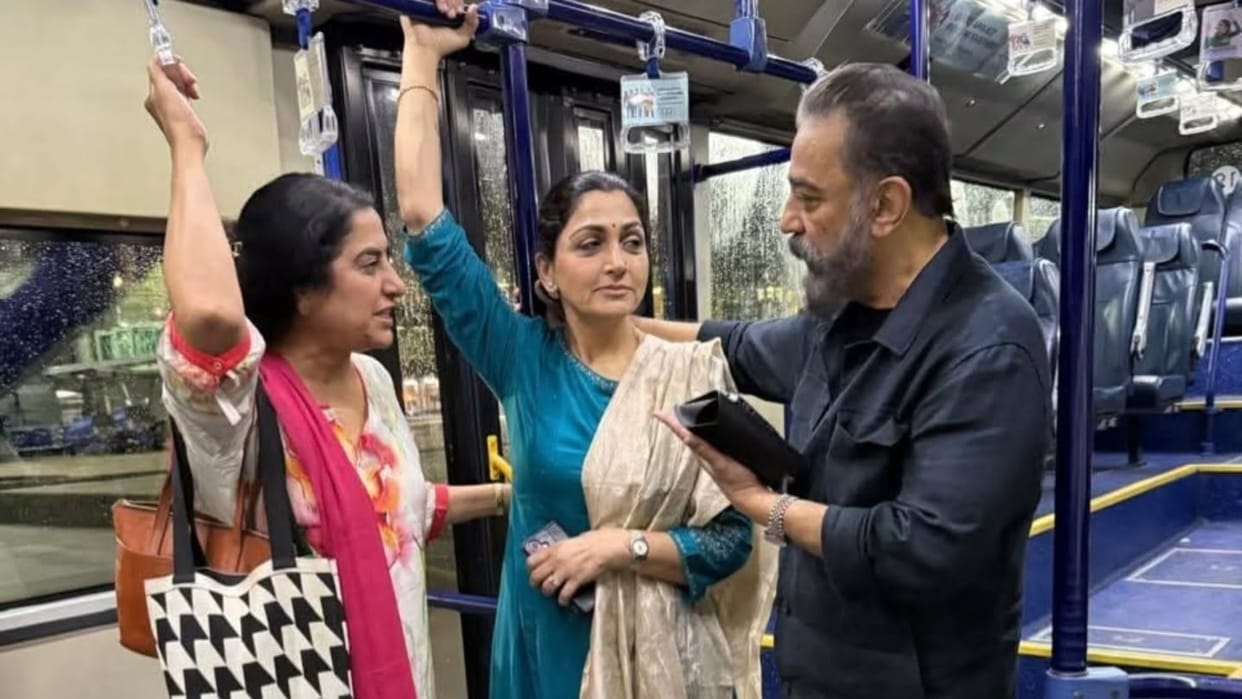 Khushbu Sundar and Suhasini Met Kamal Haasan At IFFI