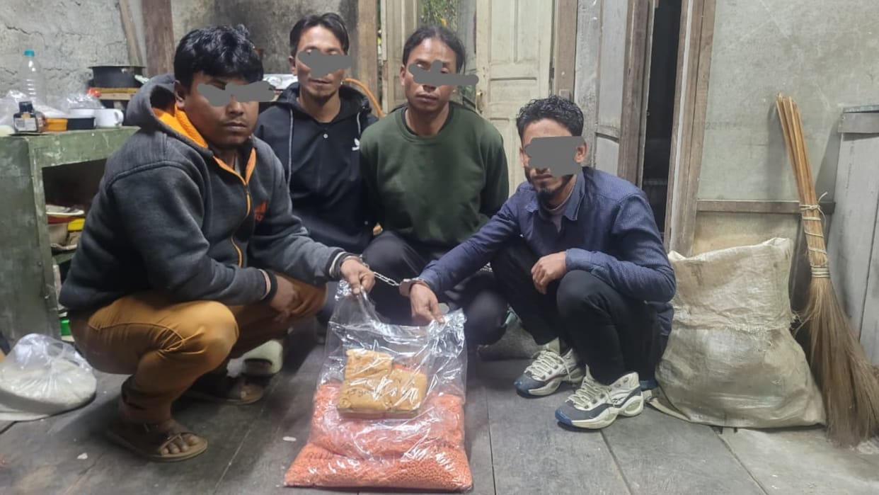 Drugs worth Rs 4 crore recovered in a joint BSF-Excise operation in Mizoram; four arrested