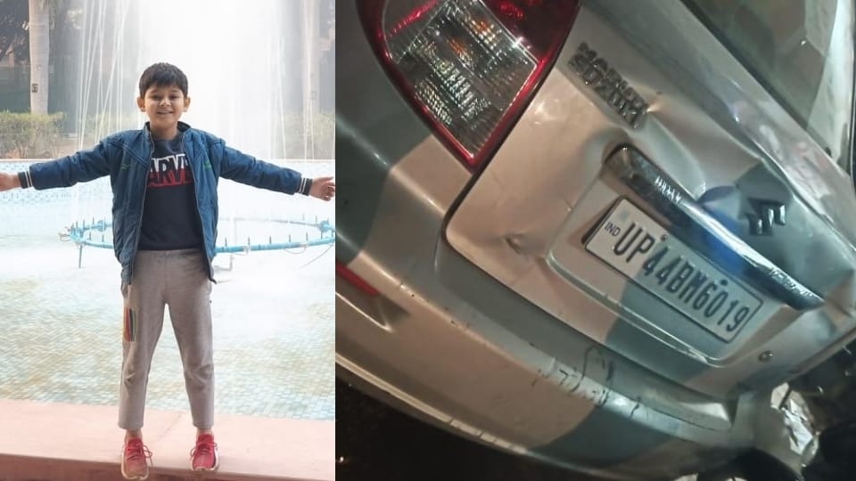 Eight-year-old boy crushed by speeding car in Gurugram