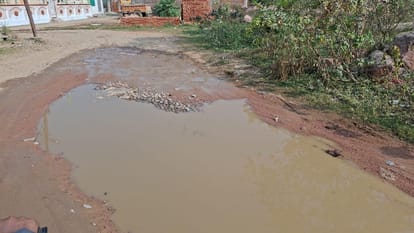 Lalitpur: Ward number nine of the municipality...unpaved streets built outside the luxurious building