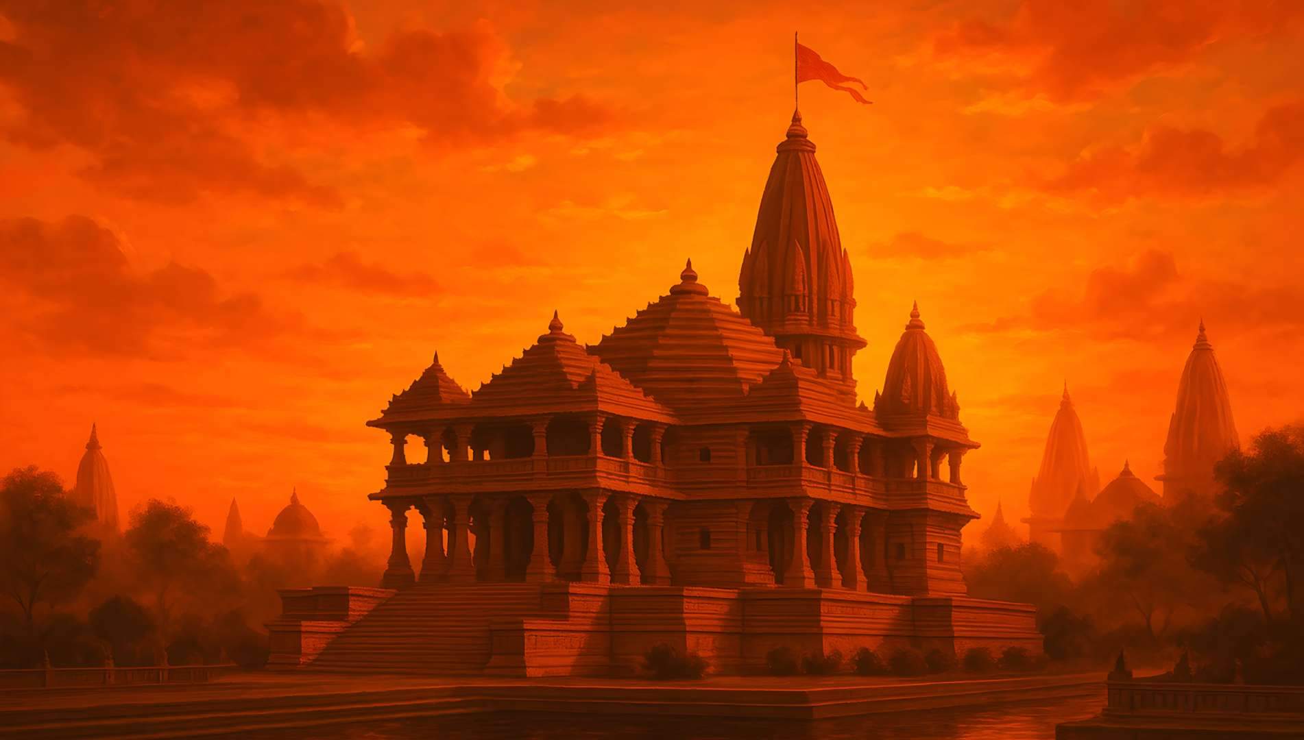 Ram Mandir Dhwajarohan flag hoisting on Vivah Panchami know the symbol of Kovidar tree