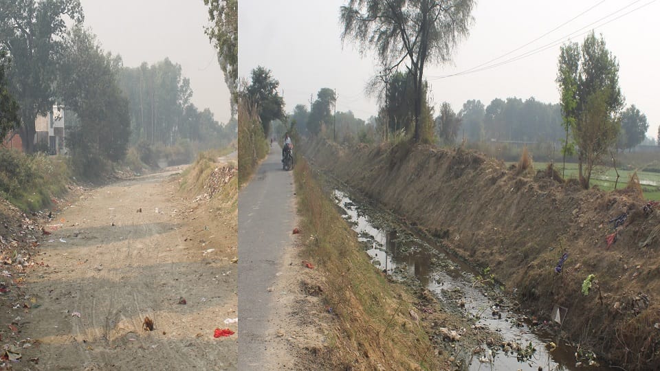 Aligarh Road Canal of Hathras dried up