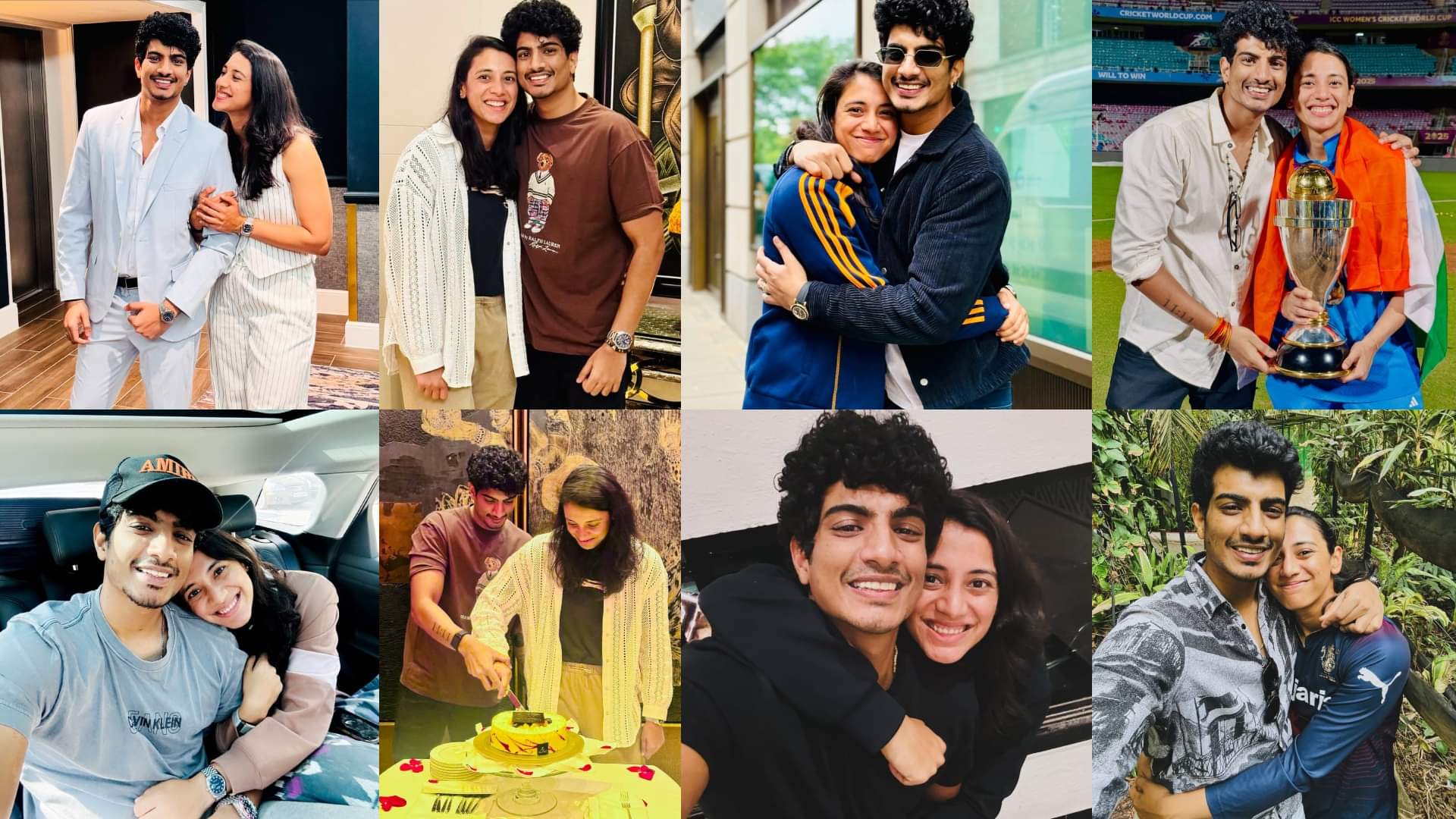 Smriti Mandhana Palash Muchhal Love story Photos Smriti Palash Marriage News in Hindi