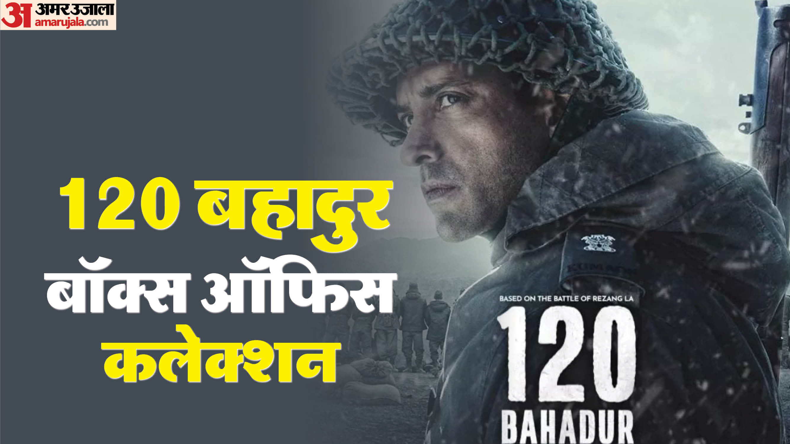 Farhan akhtar movie 120 bahadur day 3 box office collection