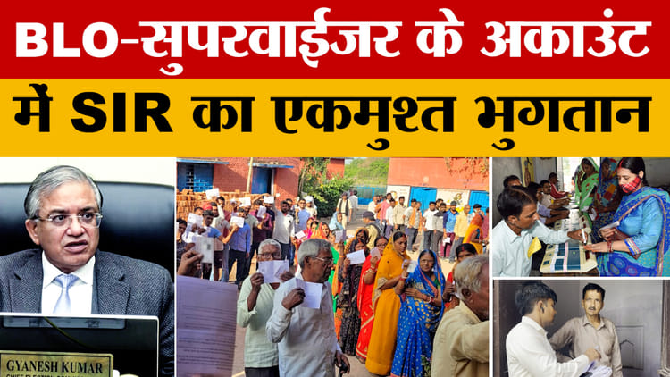 बीएलओ और सुपरवाईजर के अकाउंट में SIR का हुआ एकमुश्त भुगतान, भाजपा भी करेगी सम्मानित | SIR | BLO
