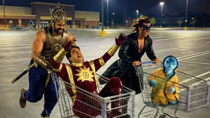 Indian hero’s nigh out shaktiman krish flying jatt pushpa indian superheroes viral post