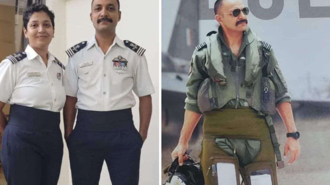 बलिदानी नमंश अपनी पत्नी के साथ/बलिदानी नमंश (फाइल फोटो)।