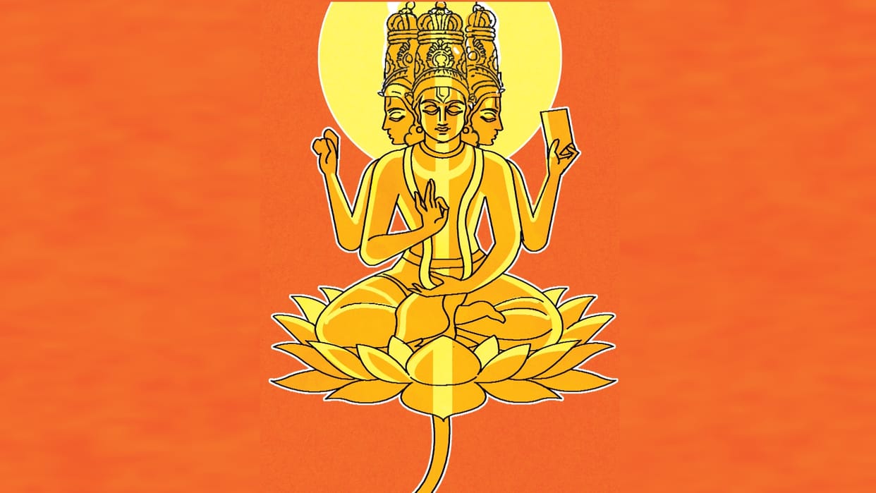 From the pages of culture How did Lord Brahma create universe