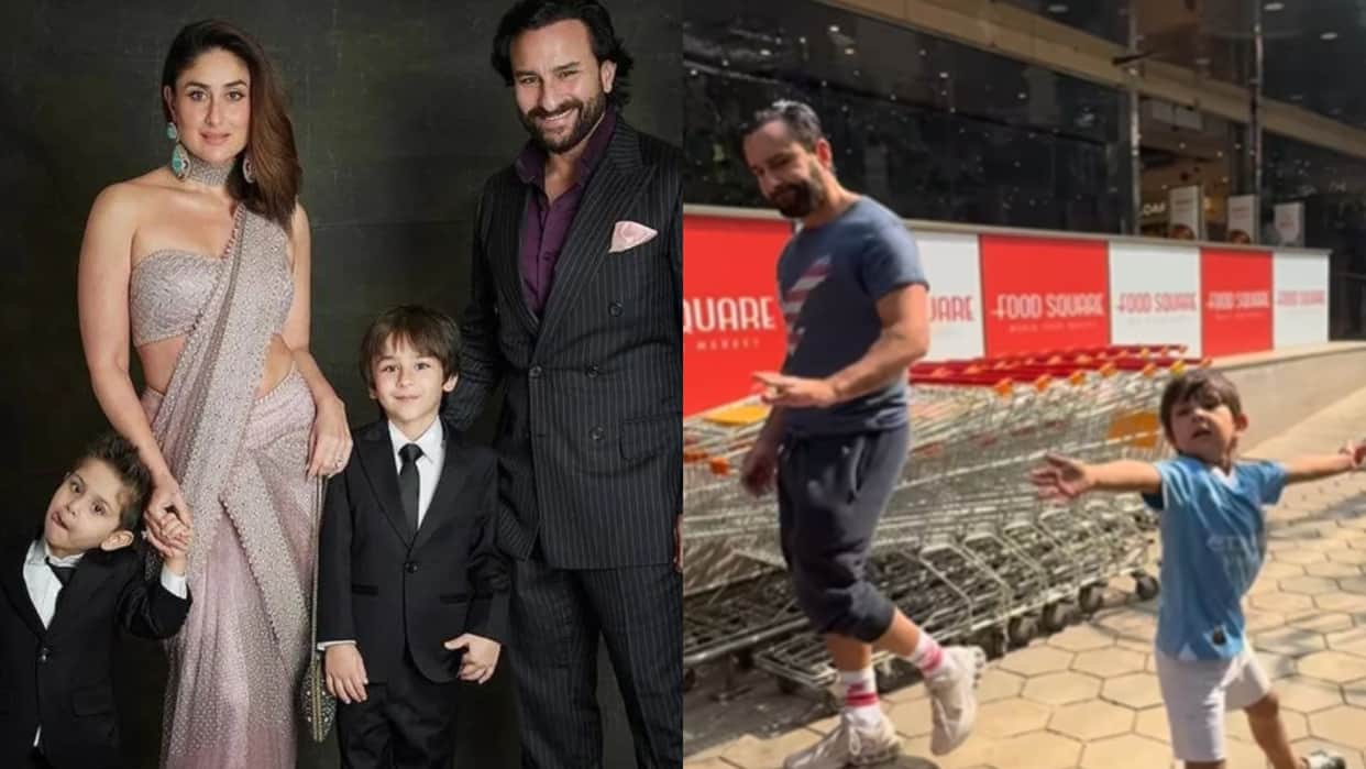 Saif Ali Khan And Kareena Kapoor Younger Son Jeh Funny Interaction With Paparazzi