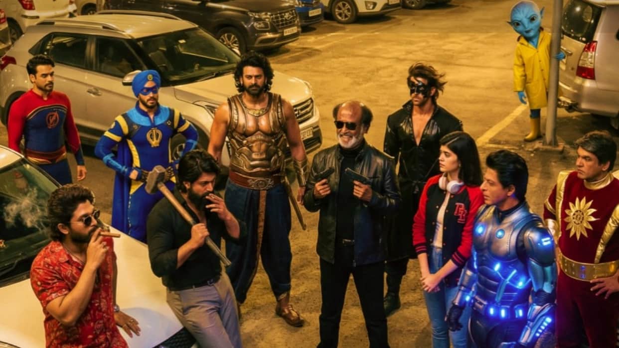 Indian hero’s nigh out shaktiman krish flying jatt pushpa indian superheroes viral post