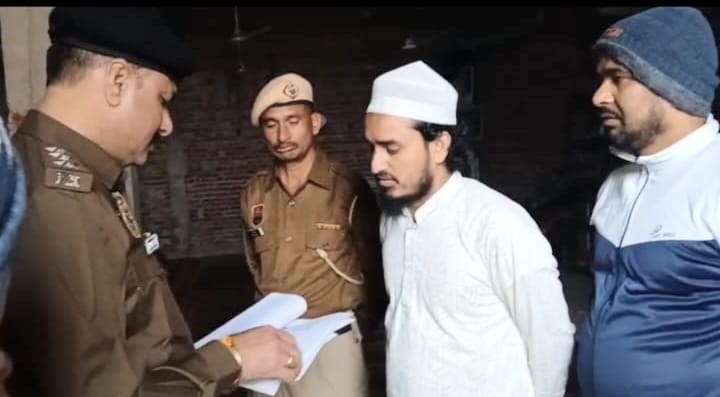 5 kg of suspicious white powder recovered from a mosque during police checking in Faridabad