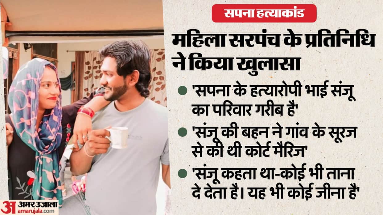 Sapna murder case Sanju worried said he receives obscene messages on his phone Sarpanch representative reveals