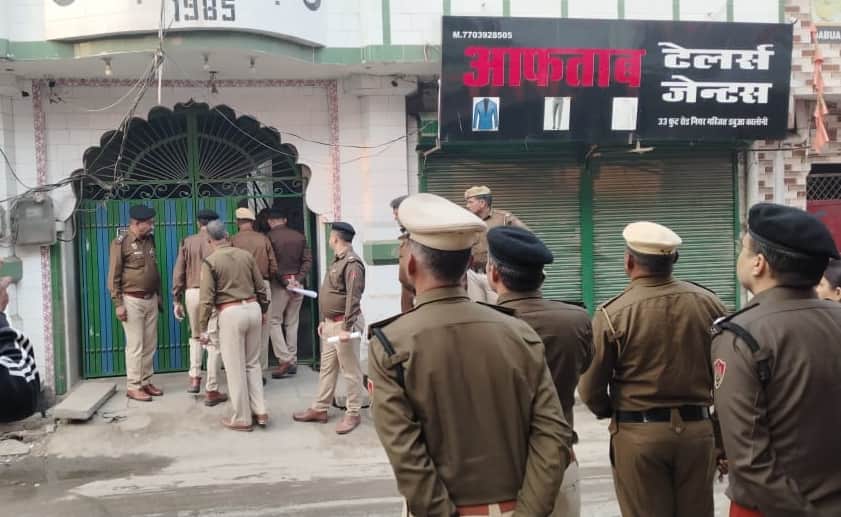 5 kg of suspicious white powder recovered from a mosque during police checking in Faridabad