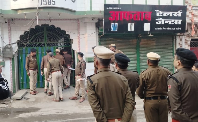 5 kg of suspicious white powder recovered from a mosque during police checking in Faridabad