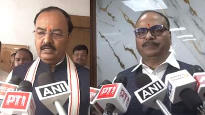 Flag hoisting in Ayodhya: Deputy CM Keshav Prasad Maurya and Brajesh Pathak comments.