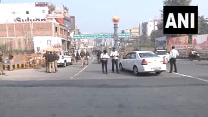 Security heightened in Ayodhya ahead of the Dhwajarohan ceremony at Shri Ram Janmabhoomi Temple.